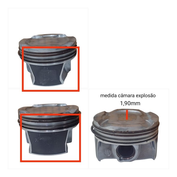 Pistão Bmw X1 2.0 B48 2018 2019 8678931