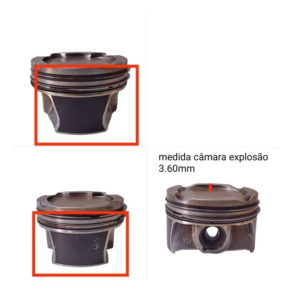 Pistão Bmw X1 2.0 B48 2018 2019 8678934