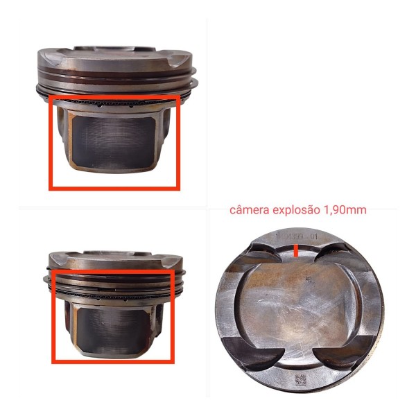 Pistão Bmw 320 2021 Motor B48 9494399