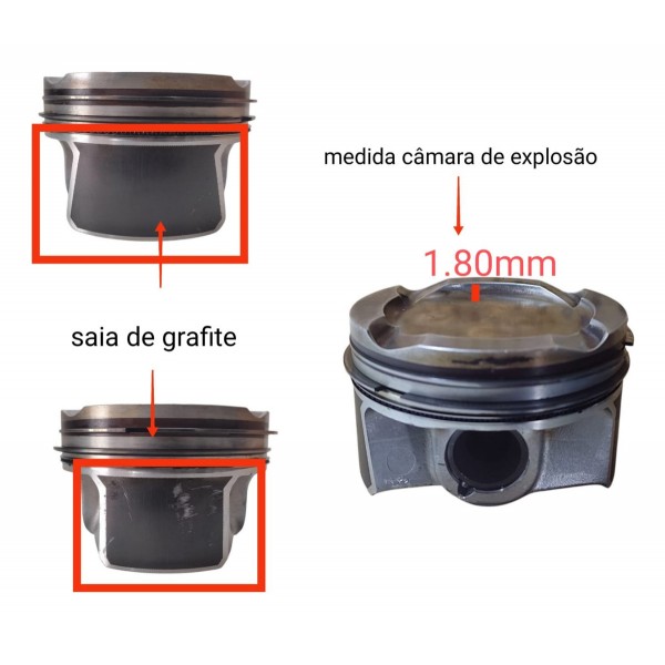 Pistão Bmw X1 2.0 B48 2020 8638450