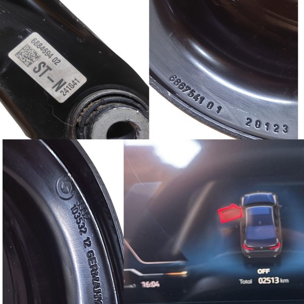 Braço Suspensão Traseiro Bmw 320 G20 2024 6884694-02 Usado