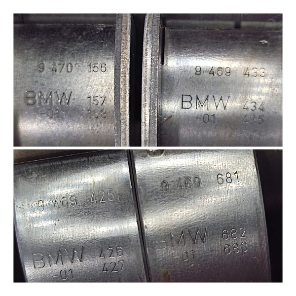 Jogo Bronzina Mancal Bmw B48 2.0 X1 2024